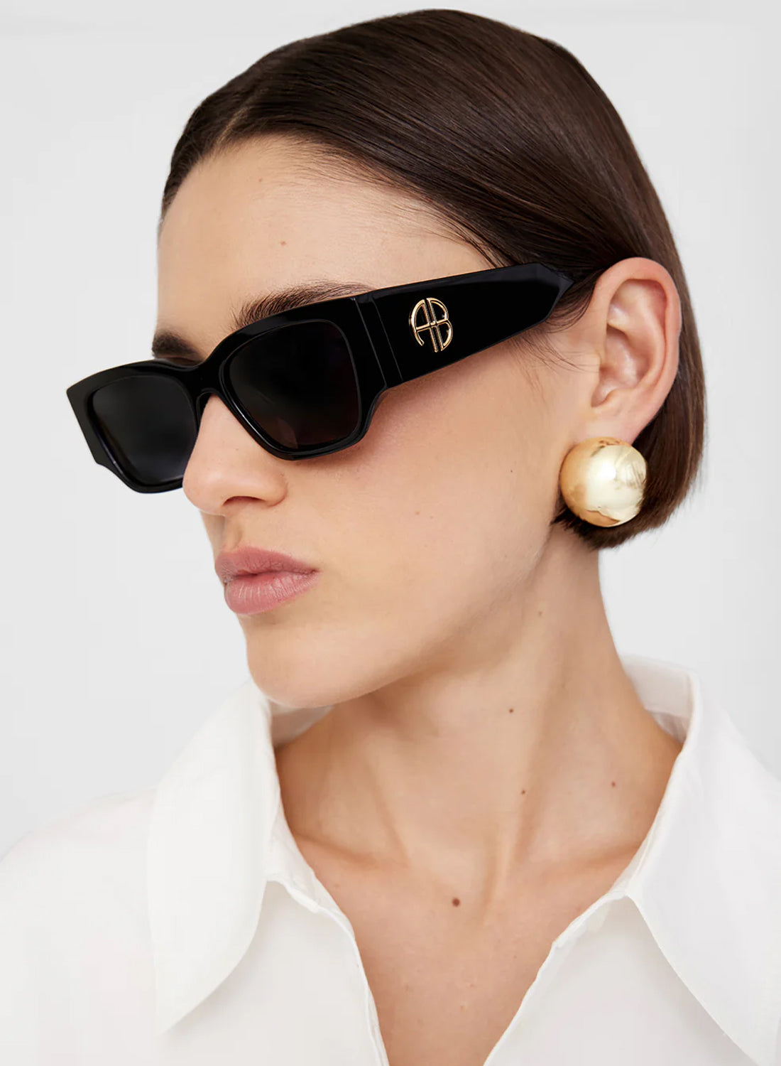 Anine Bing Bowery Sunglasses Black