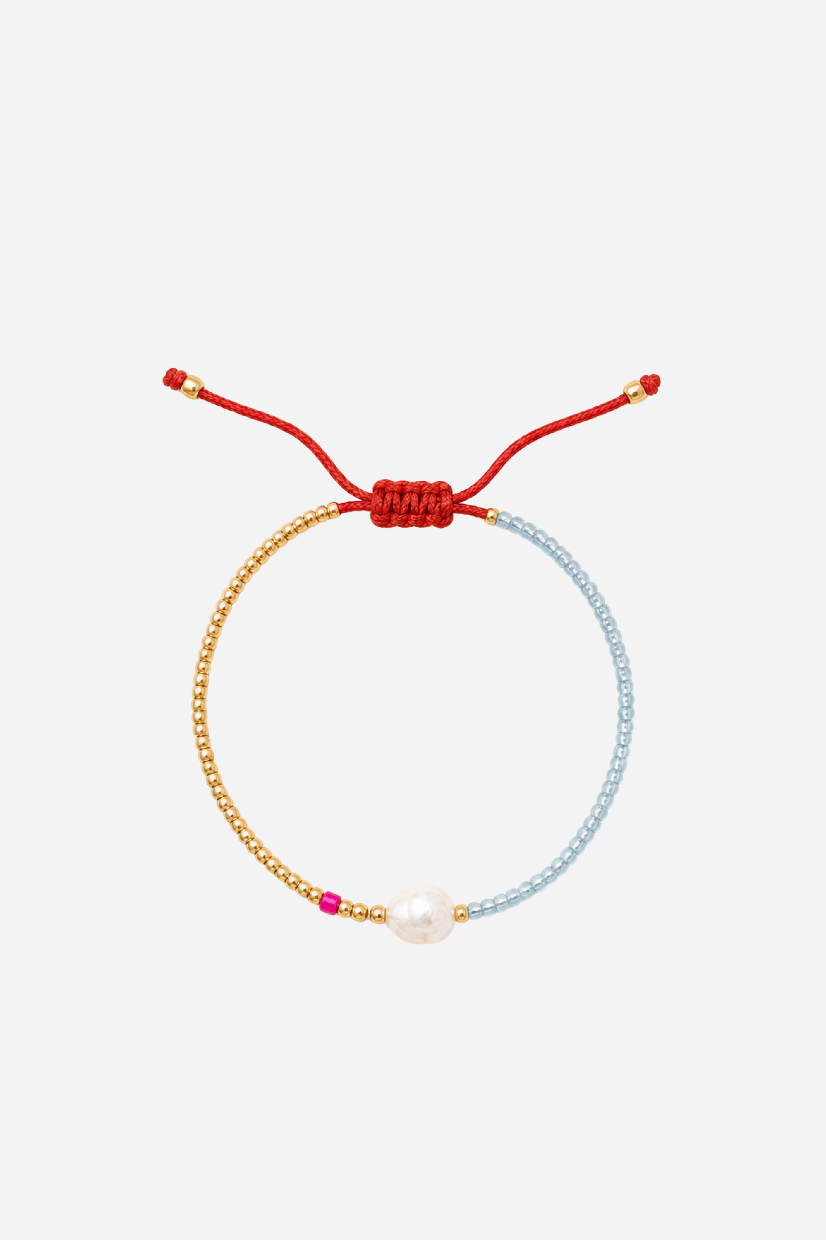 Andcopenhagen Jewelry - Perlearmbånd - Lyseblå - Holly