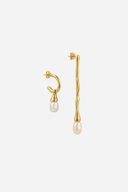 Andcopenhagen Jewelry - Øreringe - Guldfarvet - Lure