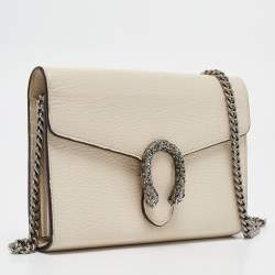 Gucci - Dionysus GG supreme chain wallet - Creme - Secondhand