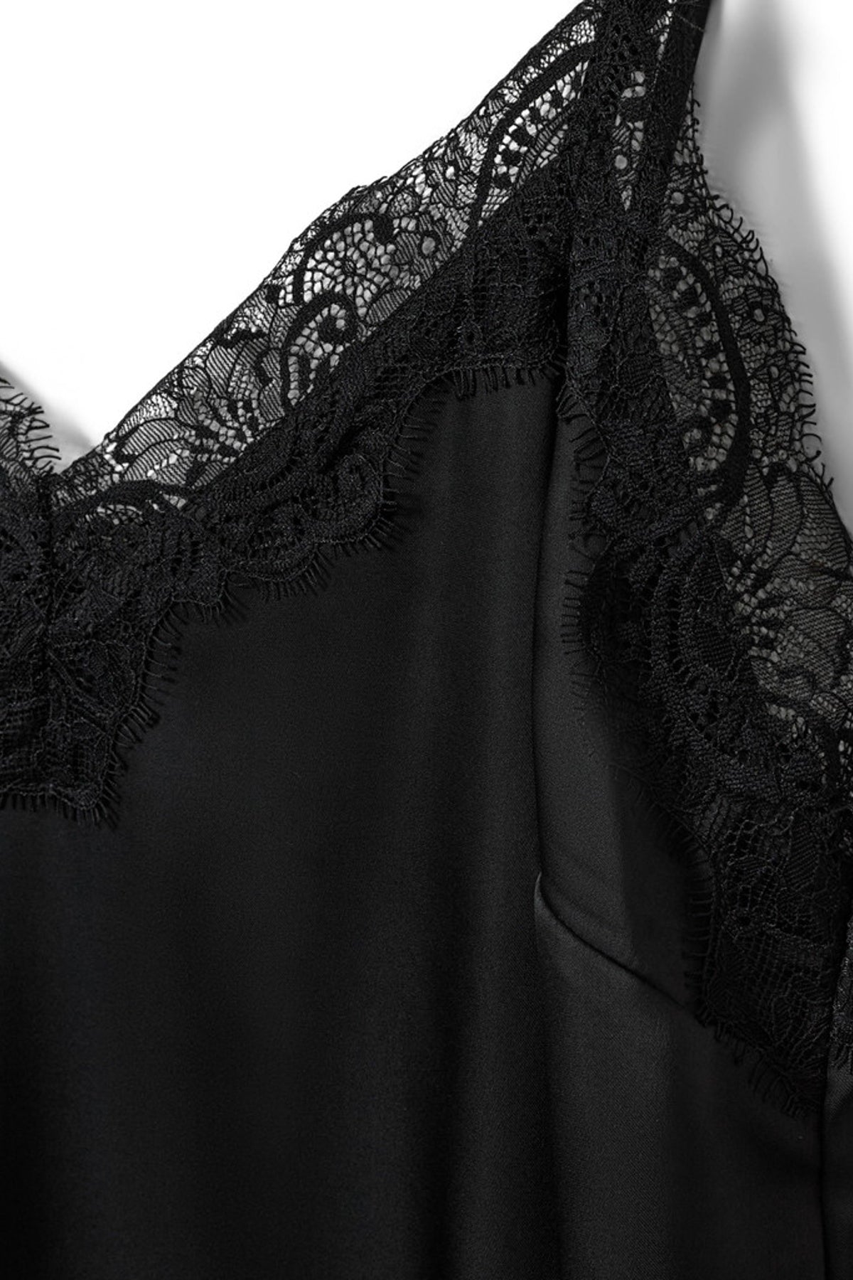 Sofie Schnoor - Satin Top - Black - Leona
