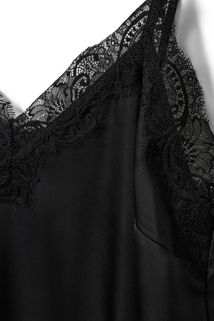 Sofie Schnoor - Satin Top - Black - Leona