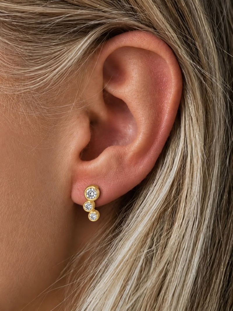 Andcopenhagen Jewelry - Øreringe - 18 karat guldbelagt messing - Maine