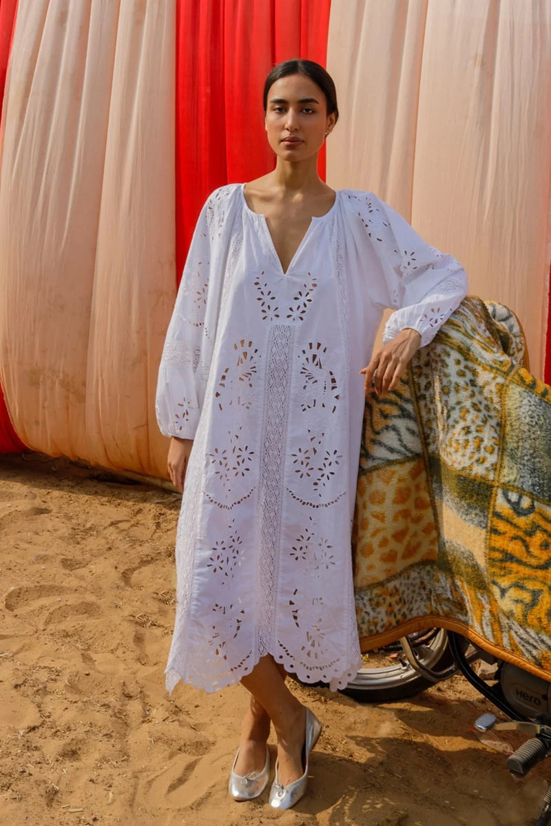 Sissel Edelbo - Kjole - Ecru - Mila Dress