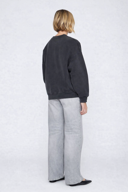 Anine Bing - Sweatshirt - Vintage Black - Miles Tiger