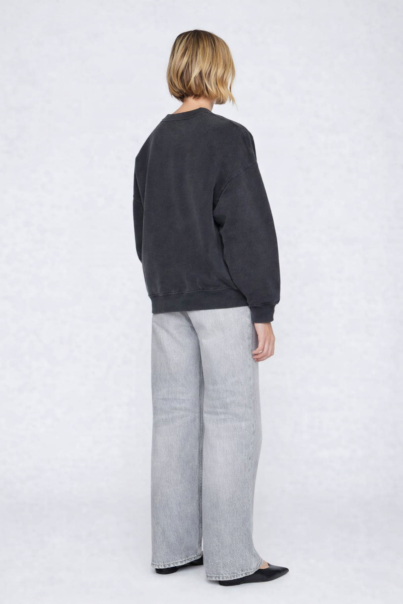 Anine Bing - Sweatshirt - Vintage Black - Miles Tiger