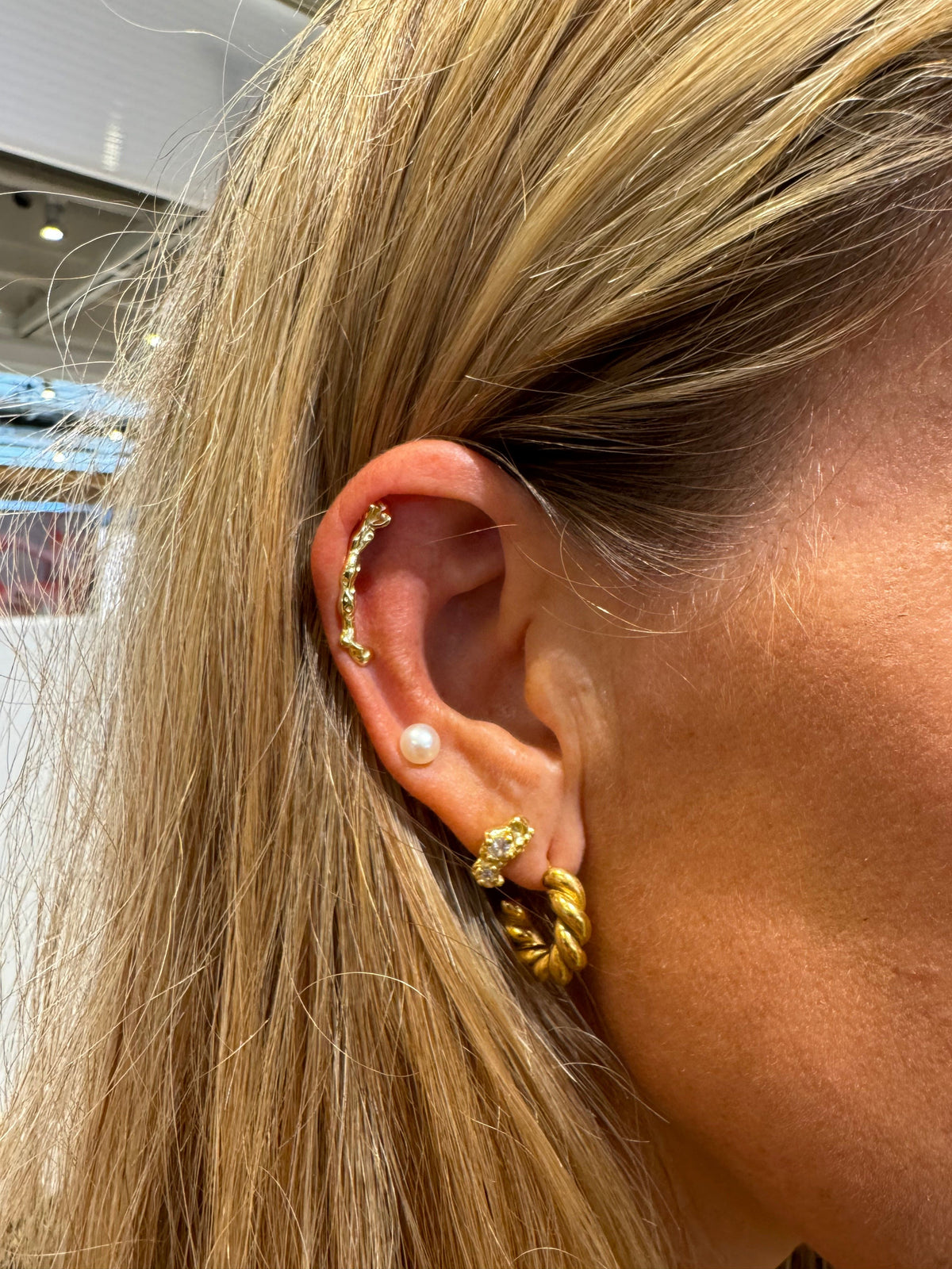Andcopenhagen Jewelry - Øreringe - 18 karat guldbelagt messing - Agnete