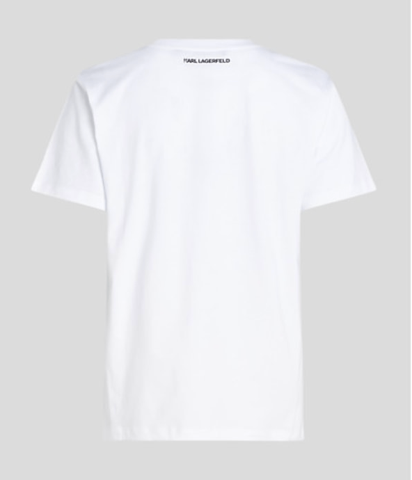 Oversize t-shirt - Hvid - Ikonik 2.0 - Karl Lagerfeld