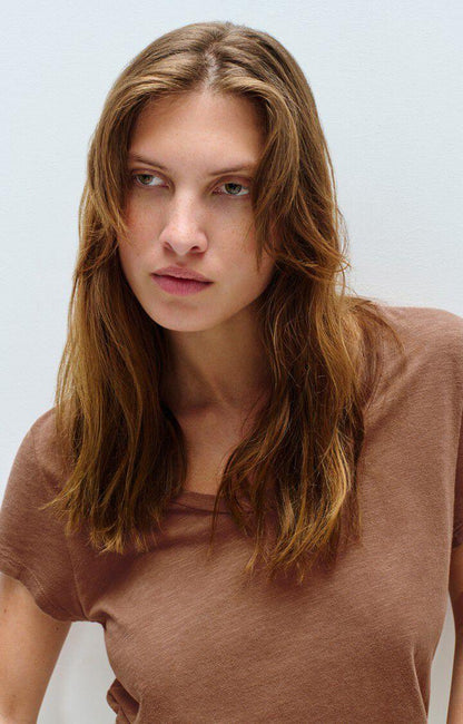 American Vintage - T-shirt - Chocolat Vintage - Jacksonville