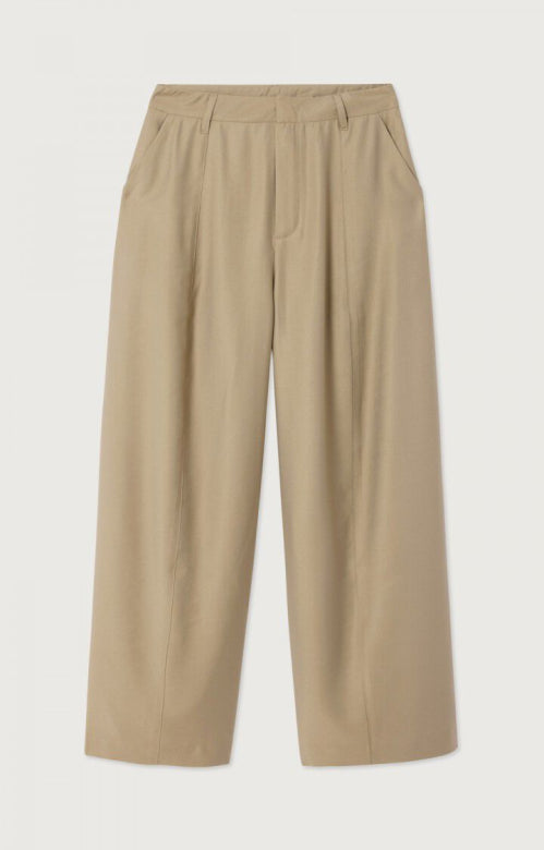 American Vintage - Bukser - Oat - Lanow