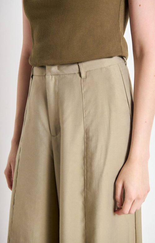 American Vintage - Bukser - Oat - Lanow - Stilkompagniet.dk