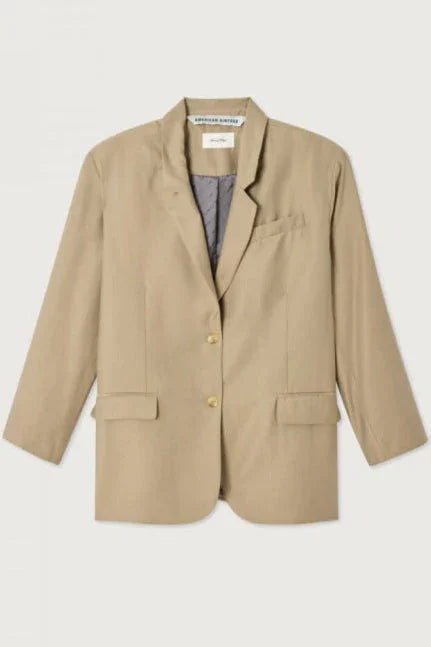 American Vintage - Blazer - Beige - Lanow - Stilkompagniet.dk