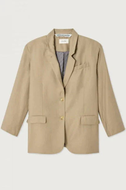 American Vintage - Blazer - Beige - Lanow - Stilkompagniet.dk