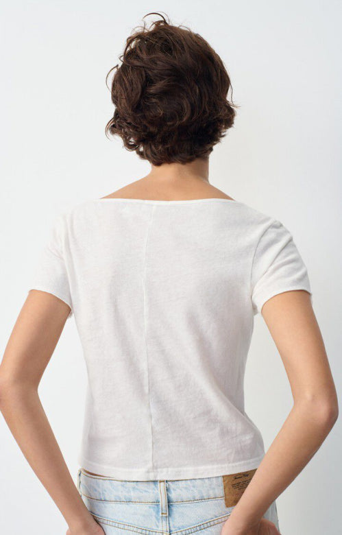 American Vintage - T-shirt - Hvid - Aksun