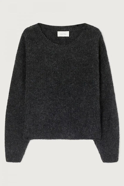 American Vintage - Sweater - Charcoal Melange - East