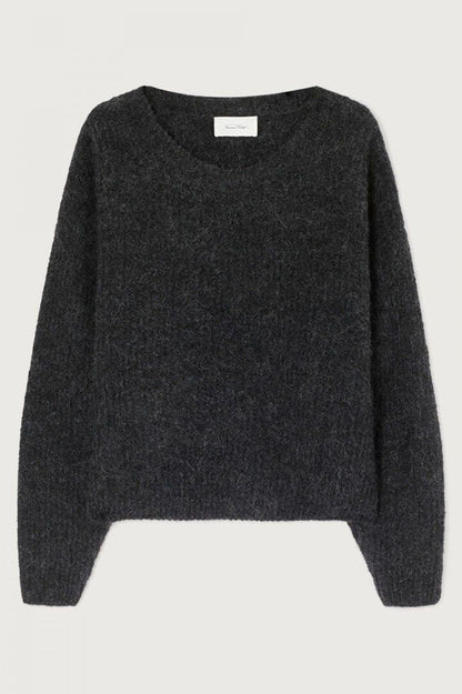 American Vintage - Sweater - Charcoal Melange - East