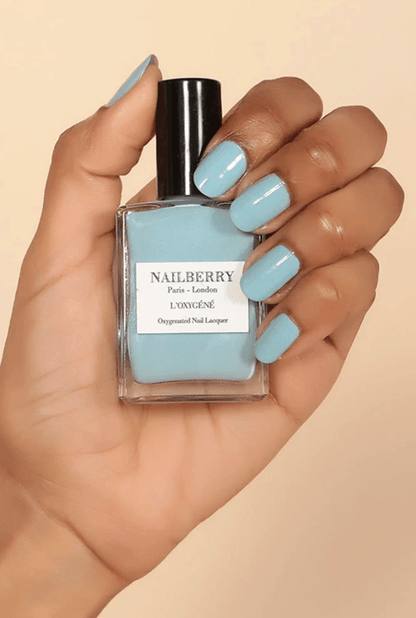 Pastel blå neglelak - Charleston - Nailberry sss