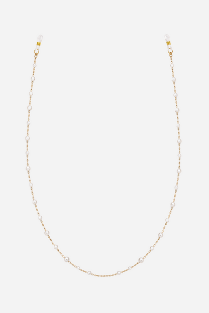 Andcopenhagen Basic - Brillekæde - Pearl/Gold Chain - Nina