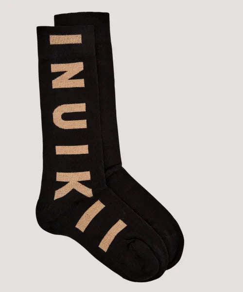 Inuikii - Sokker - Black/Beige - Jacquard