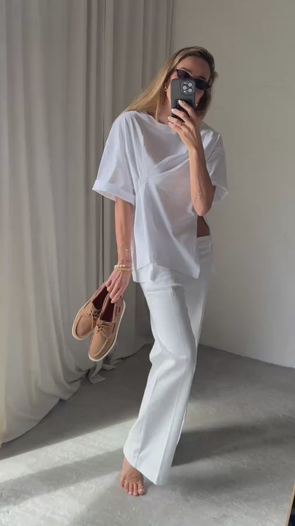 The Collection - T-shirt - White - Calsia