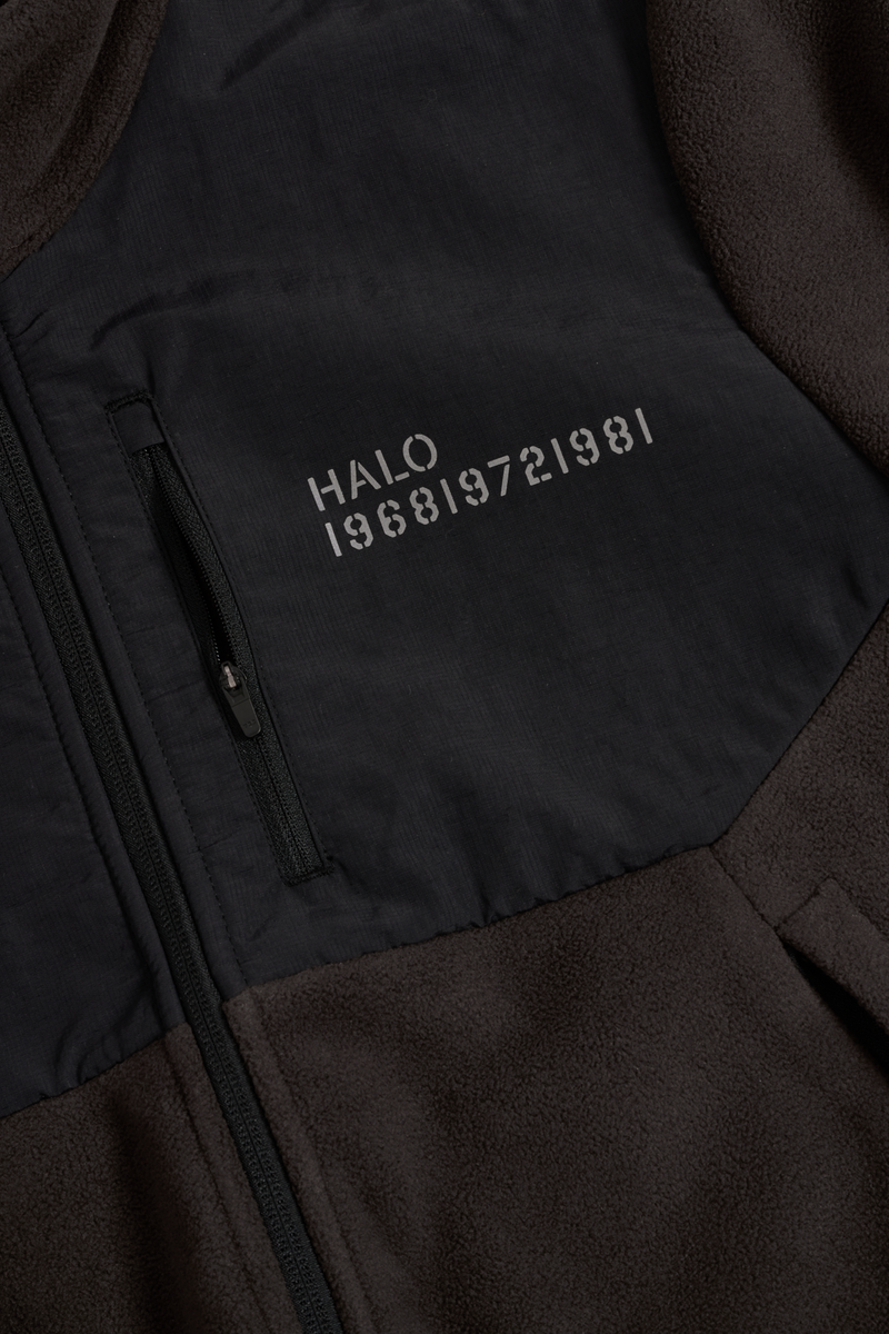 Halo - Fleece jakke -  Chocolate torte 8070 - Blocked Zip Fleece