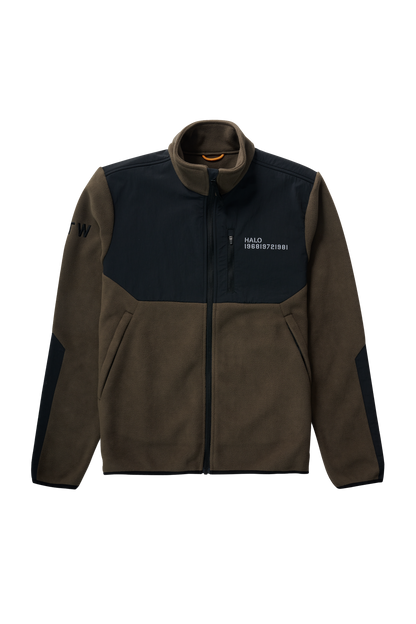 Halo - Fleece jakke -  Major Brown 0554 - Blocked Zip Fleece
