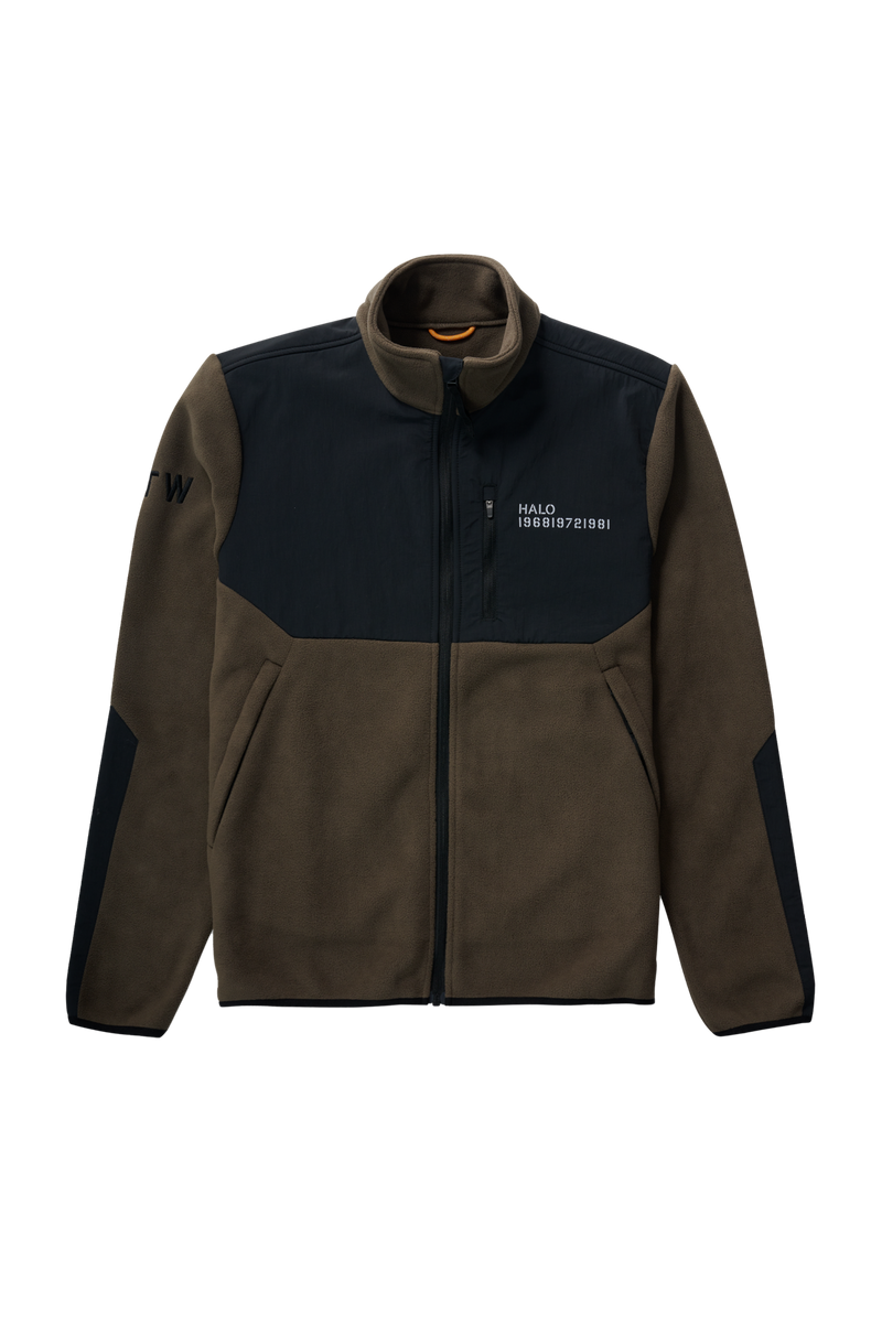Halo - Fleece jakke -  Major Brown 0554 - Blocked Zip Fleece