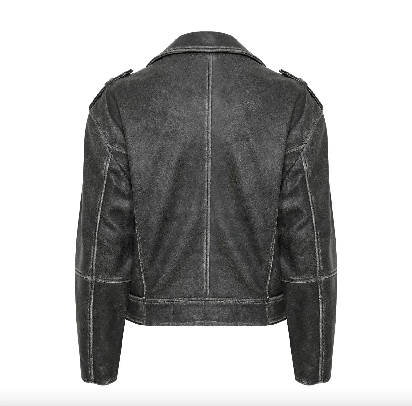 MY ESSENTIAL WARDROPE læderjakke Skindjakke - Grey - MWGilo - MY ESSENTIAL WARDROPE