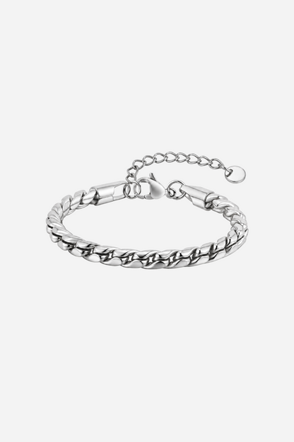 Nine Jewelry armbånd snake i messing