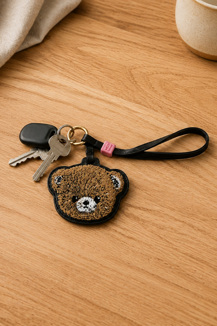 Ganni - Nøglering - Egret - Teddy Bear Charm B3010398