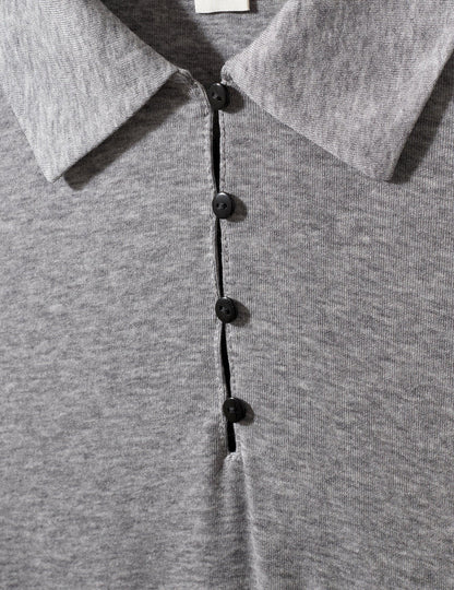 The Garment - Polo - Grå - Bree Polo Tee