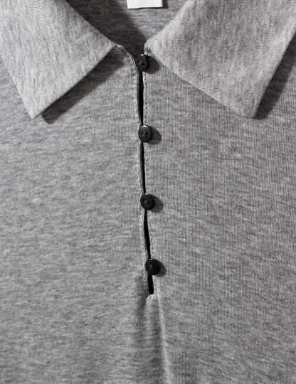 The Garment - Polo - Grå - Bree Polo Tee