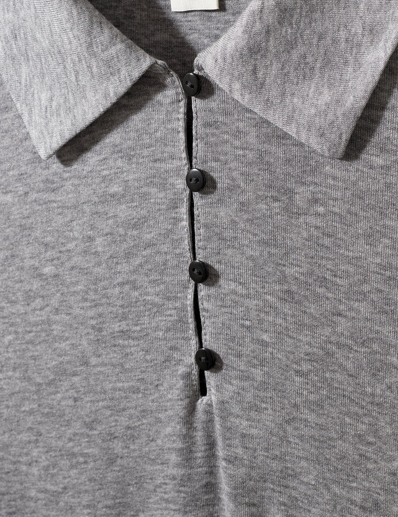The Garment - Polo - Grå - Bree Polo Tee