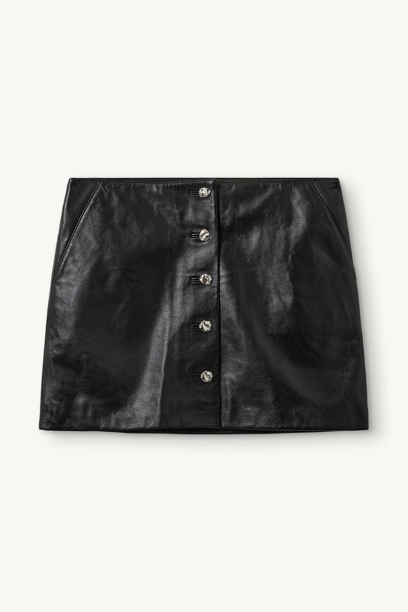 The Garment - Nederdel - Sort - Soho Mini Button Skirt