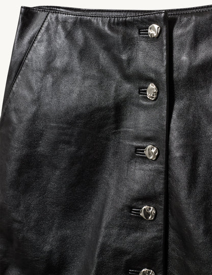 The Garment - Nederdel - Sort - Soho Mini Button Skirt