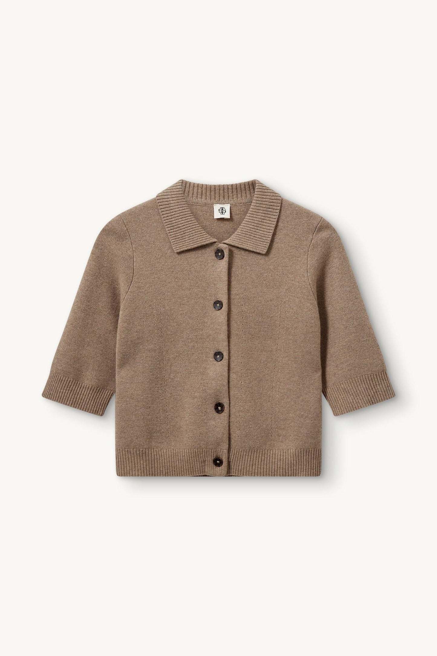 The Garment - Cardigan - Brun - Como Cropped Cardigan