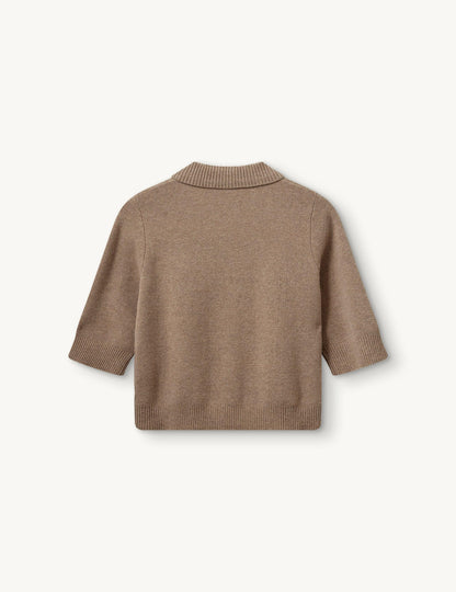 The Garment - Cardigan - Brun - Como Cropped Cardigan