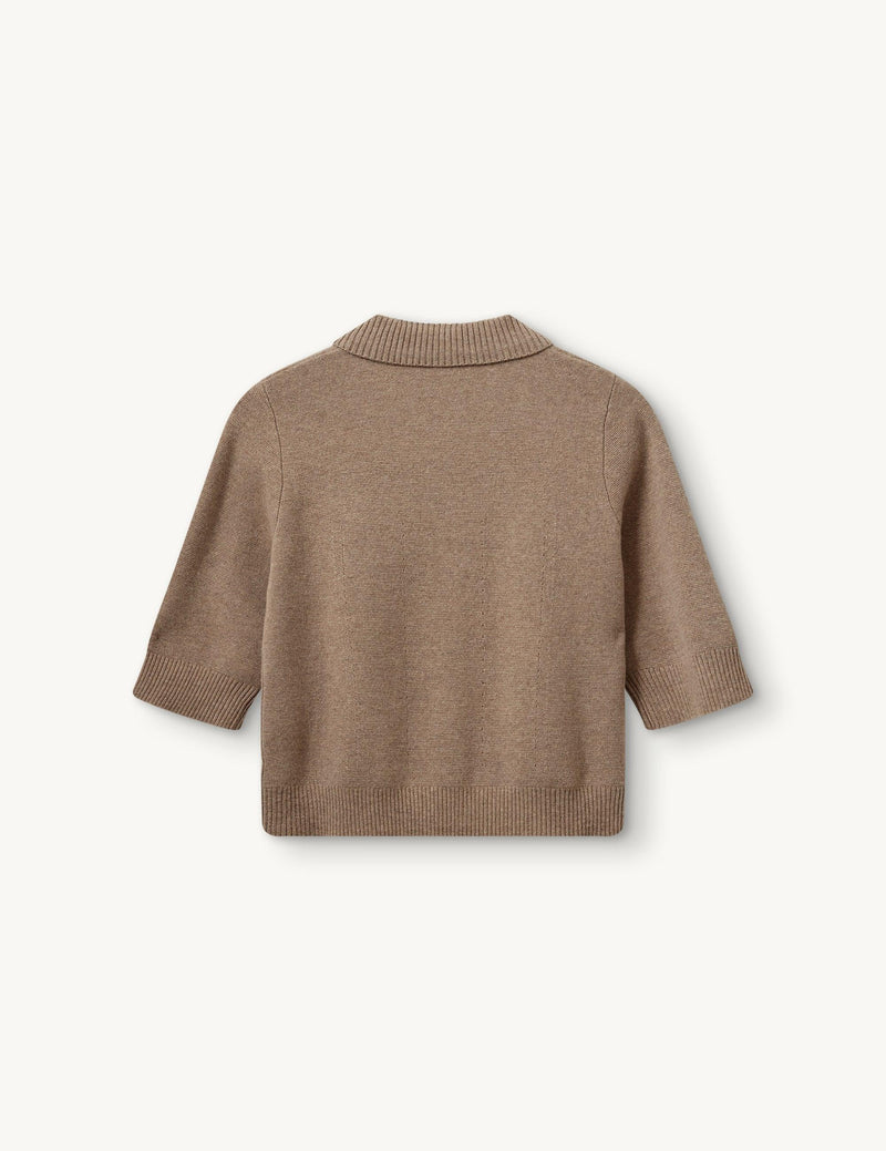 The Garment - Cardigan - Brun - Como Cropped Cardigan