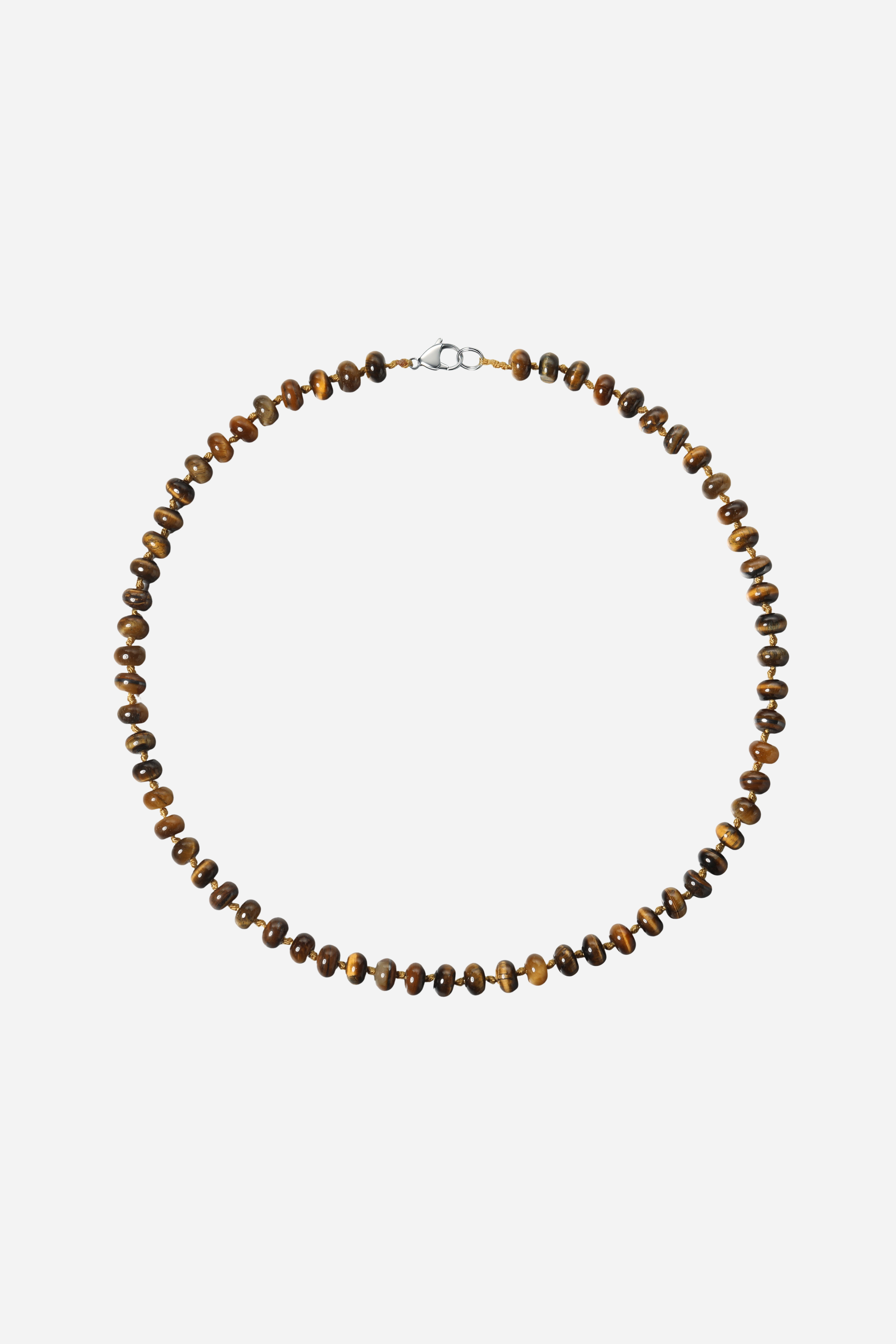 Andcopenhagen Jewelry - Perlehalsklæde - Tiger øje - Ebba