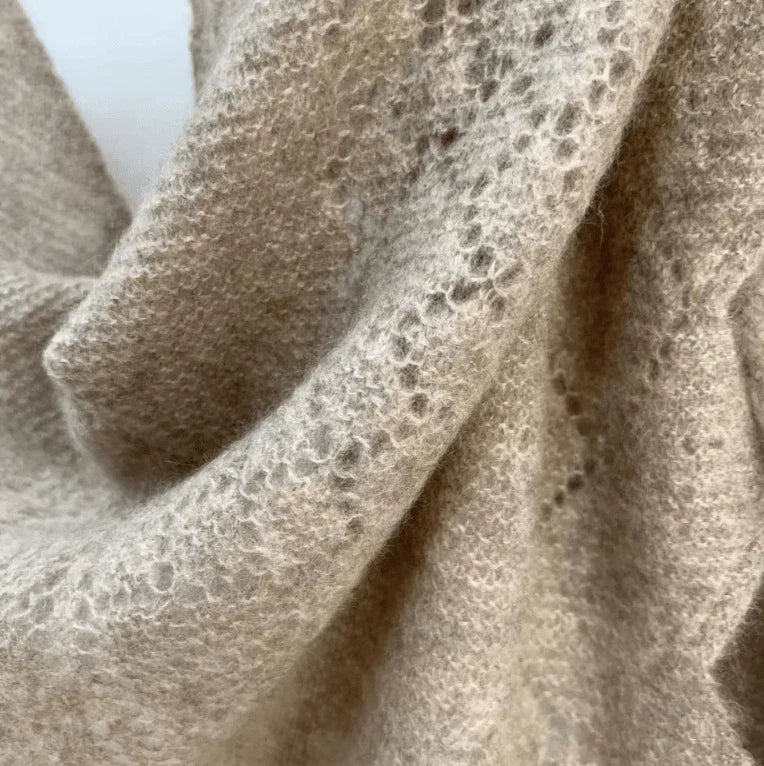 Andcopenhagen cashmeretørklæder Triangle trinity cashmeretøklæde stor 100% Cashmere Khaki - Andcopenhagen
