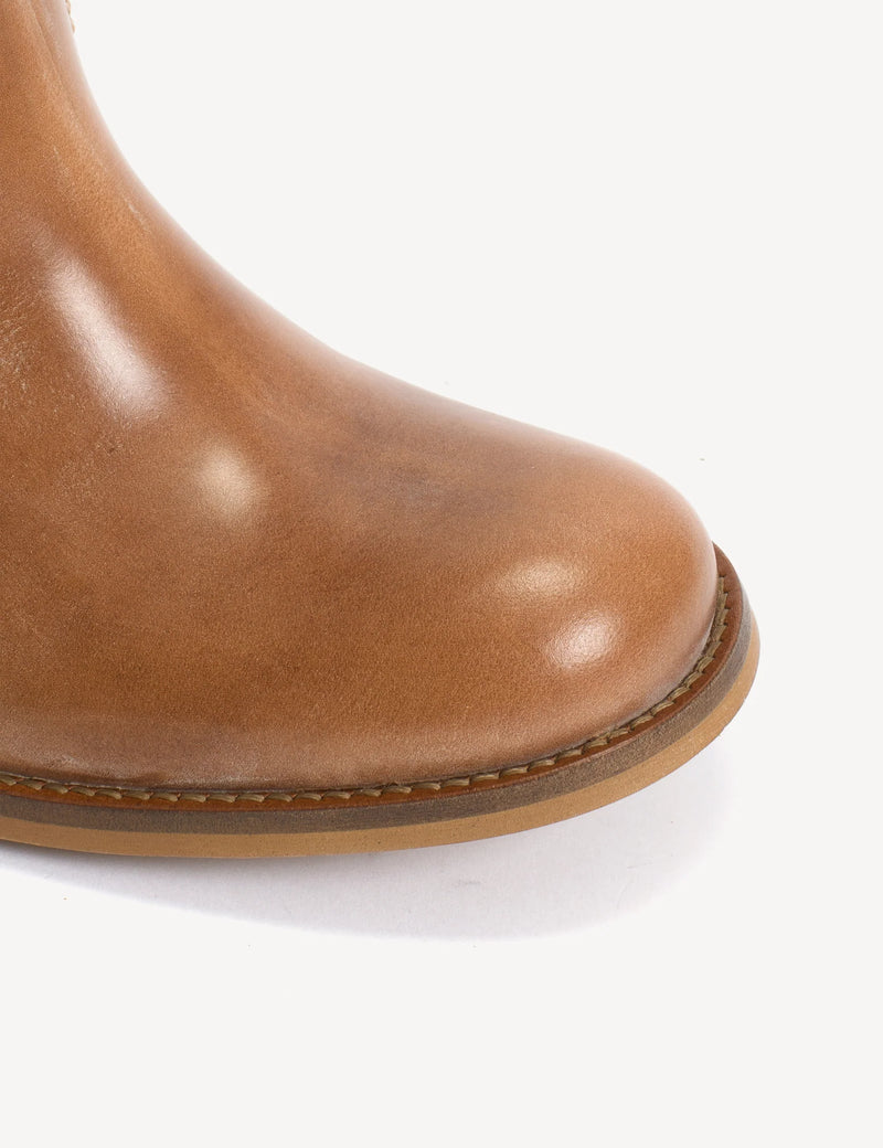 Dico - Skind Støvle - Dark Tan - Julia Gaucho