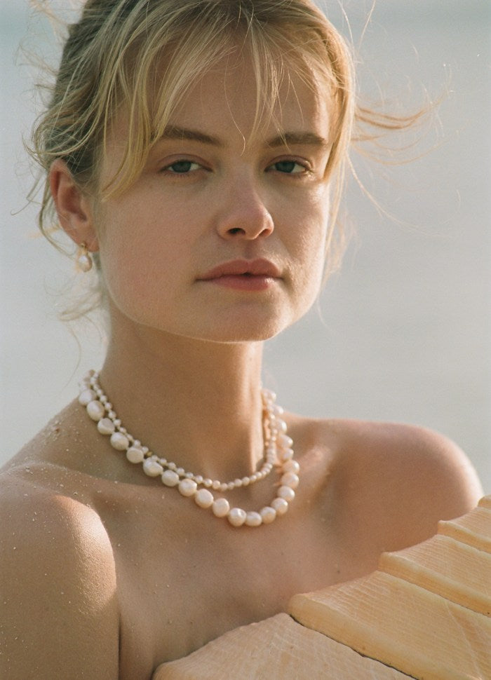 Anni Lu - Halskæde - Gold - Petite Stellar Pearly