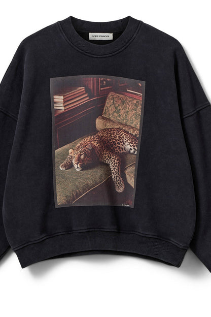 Sofie Schnoor - Sweatshirt - Washed black - Parossw