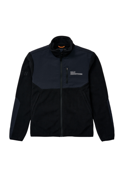 Halo - Fleece jakke - Black 2001 - Blocked Zip Fleece