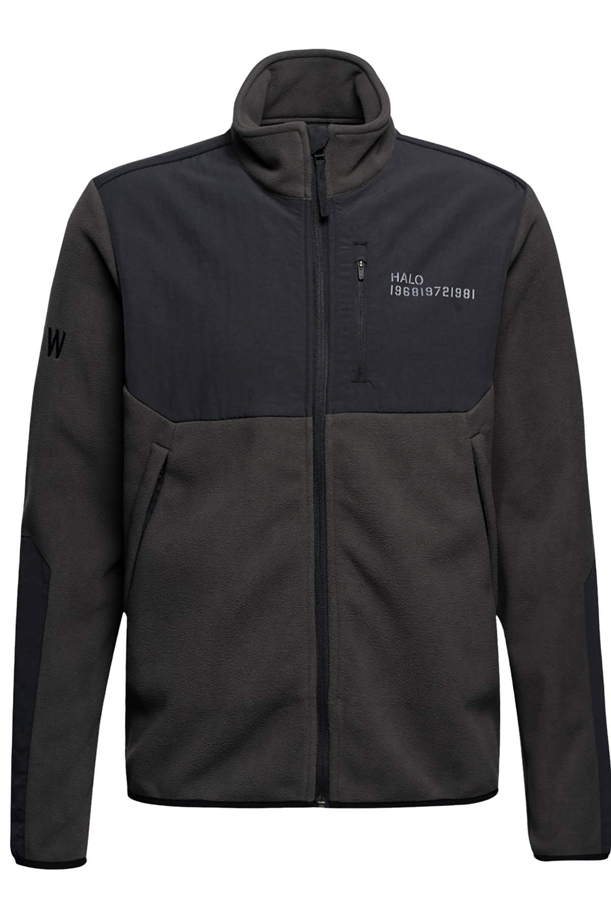 Halo - Fleece jakke - Raven - Blocked Zip Fleece