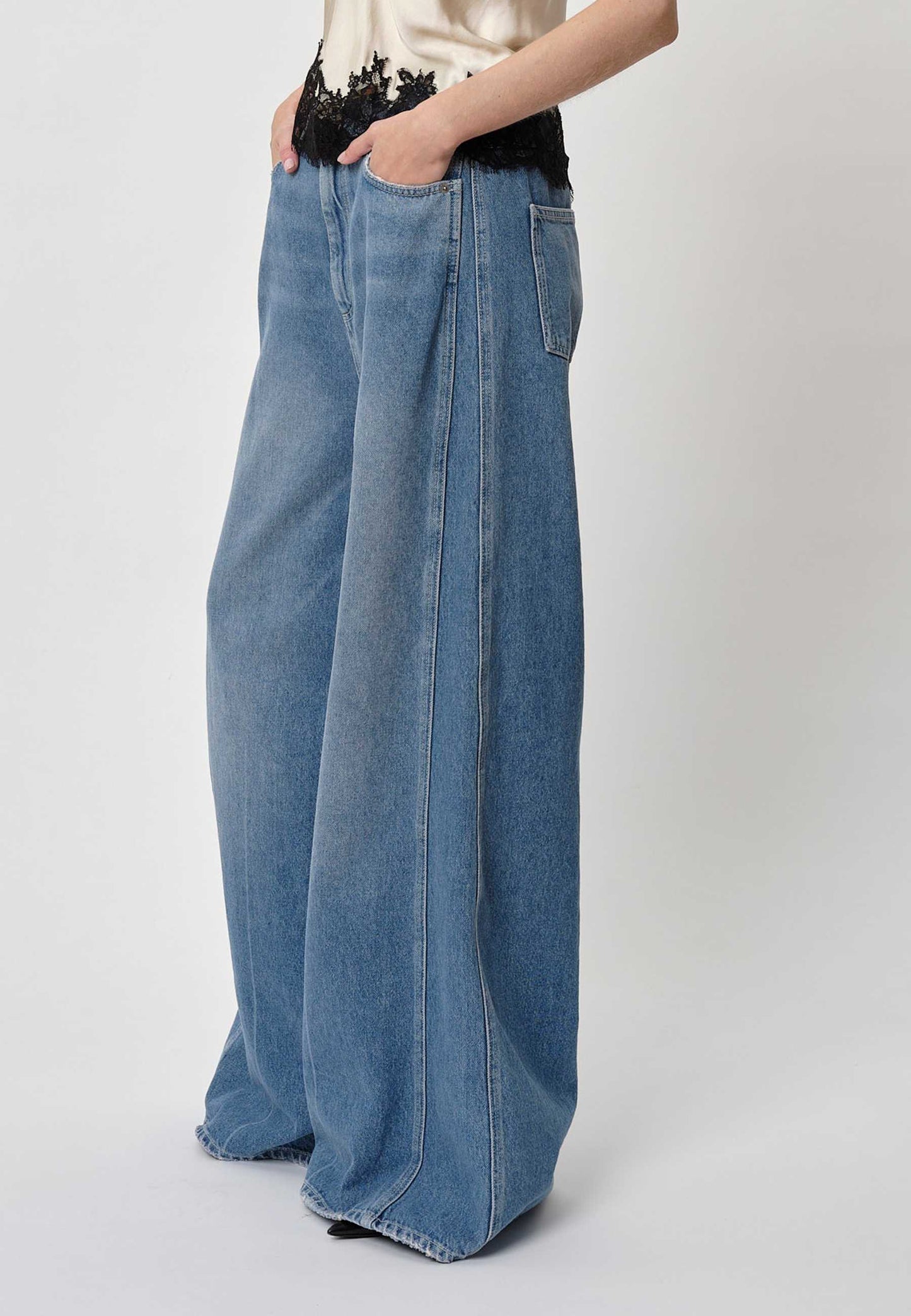 Herskind - Baggy Jeans - Denim Blue - Katja
