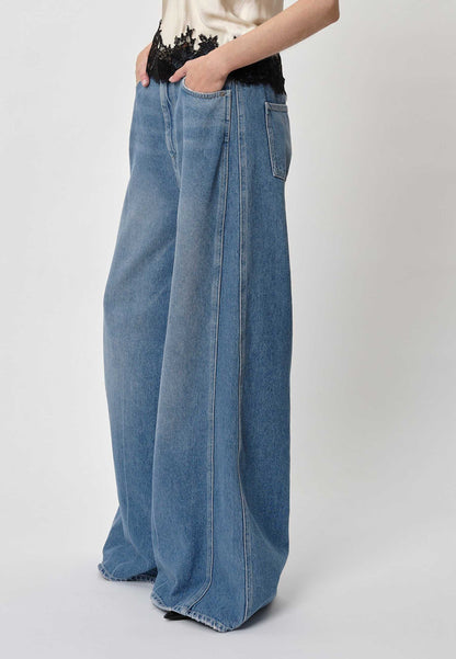 Herskind - Baggy Jeans - Denim Blue - Katja
