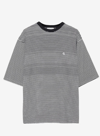 Anine Bing BO Tee Black And White Stripe