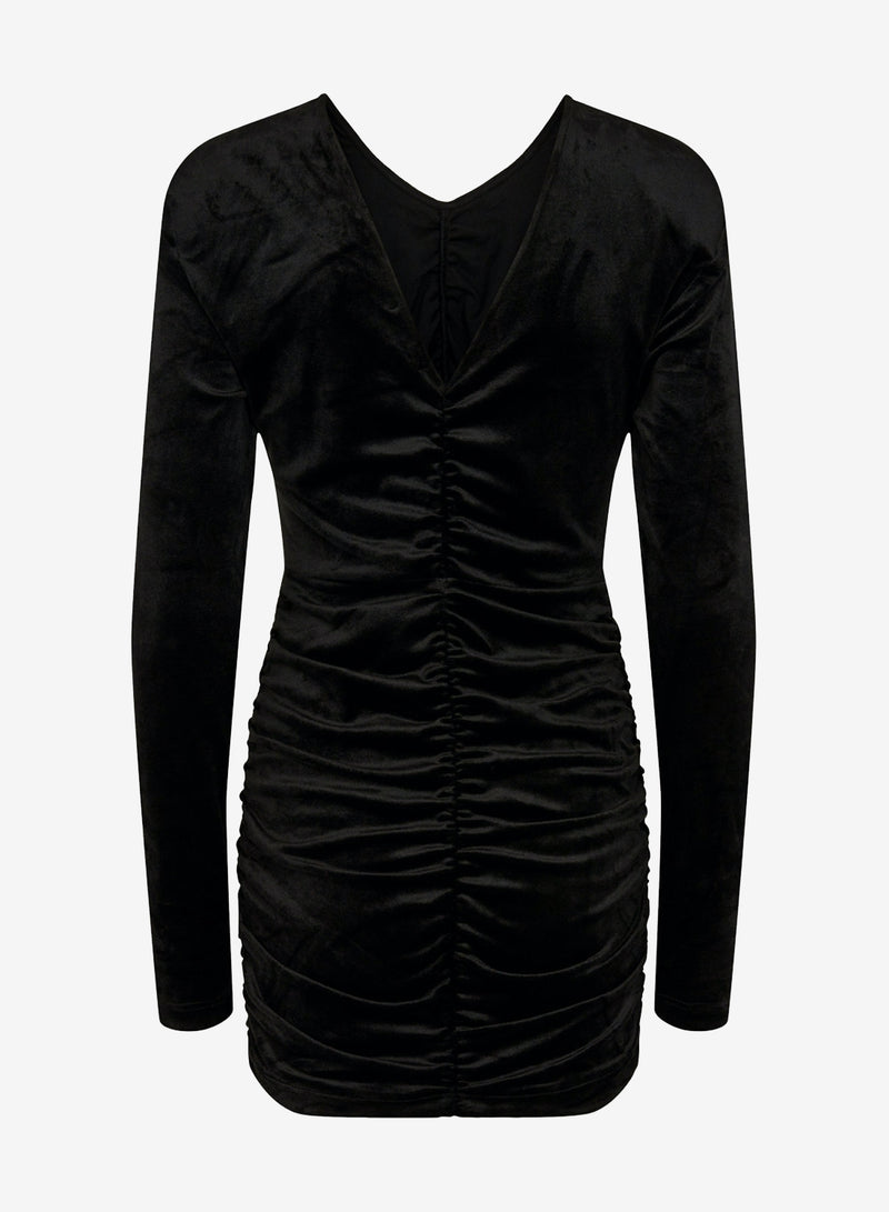 Designers Remix Francine Short Dress Black