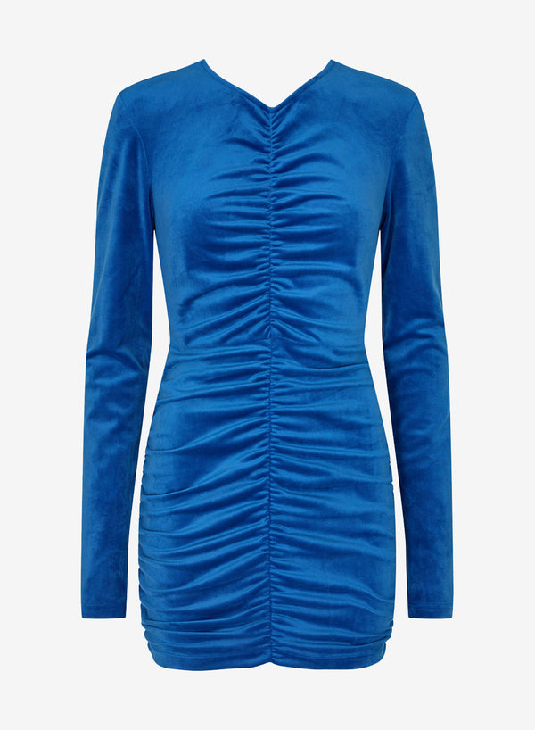 Designers Remix Francine Short Dress Blue